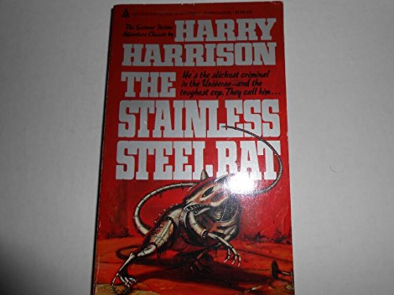 Book cover for "Stainless Steel Rat" by Harry Harrison