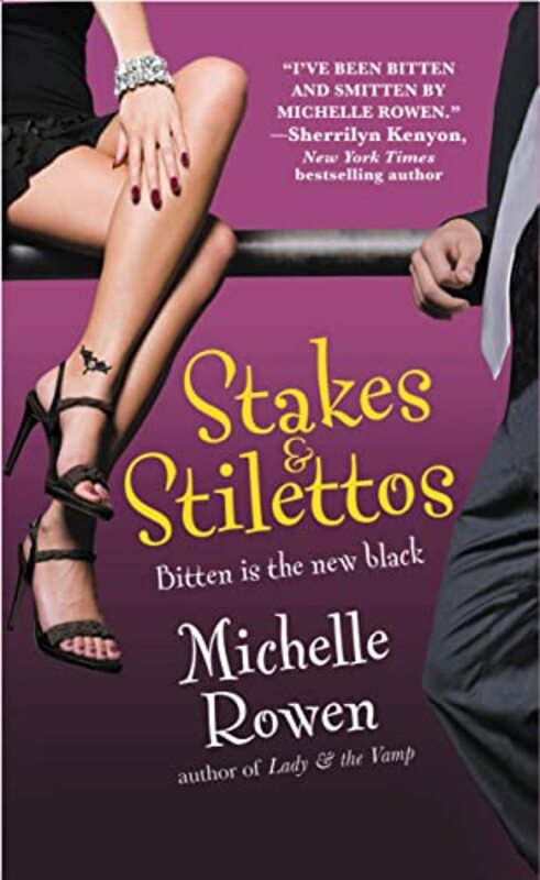 Book cover for "Stakes and Stilettos" by Michelle Rowen