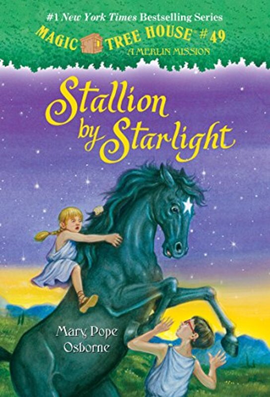 Book cover for "Stallion by Starlight" by Mary Pope Osborne