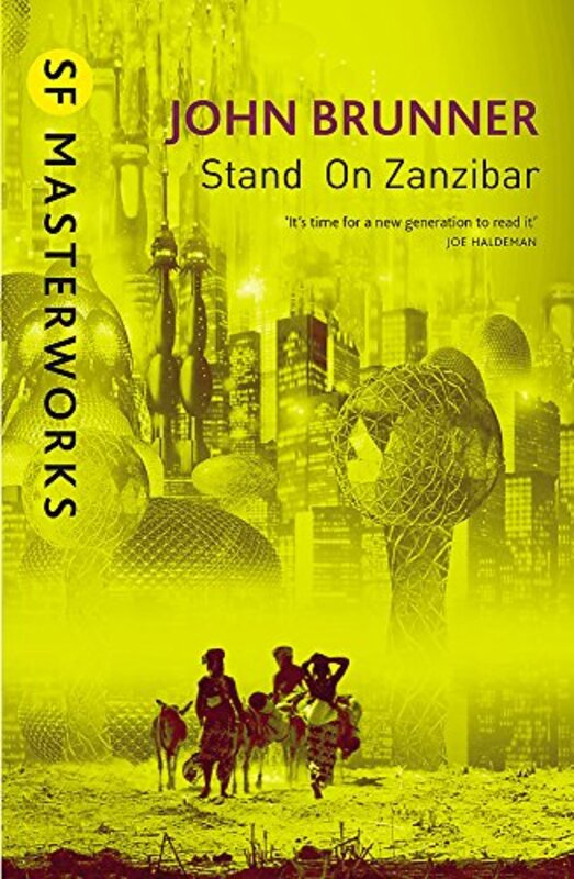 Book cover for "Stand on Zanzibar" by John Brunner