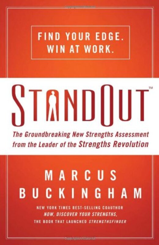 Book cover for "StandOut" by Marcus Buckingham