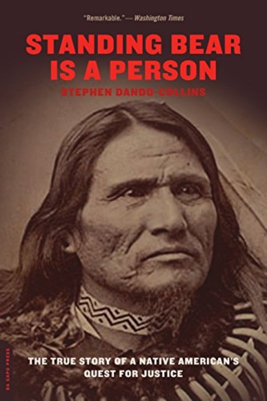 Book cover for "Standing Bear Is a Person" by Stephen Dando Collins