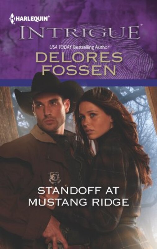 Book cover for "Standoff at Mustang Ridge" by Delores Fossen