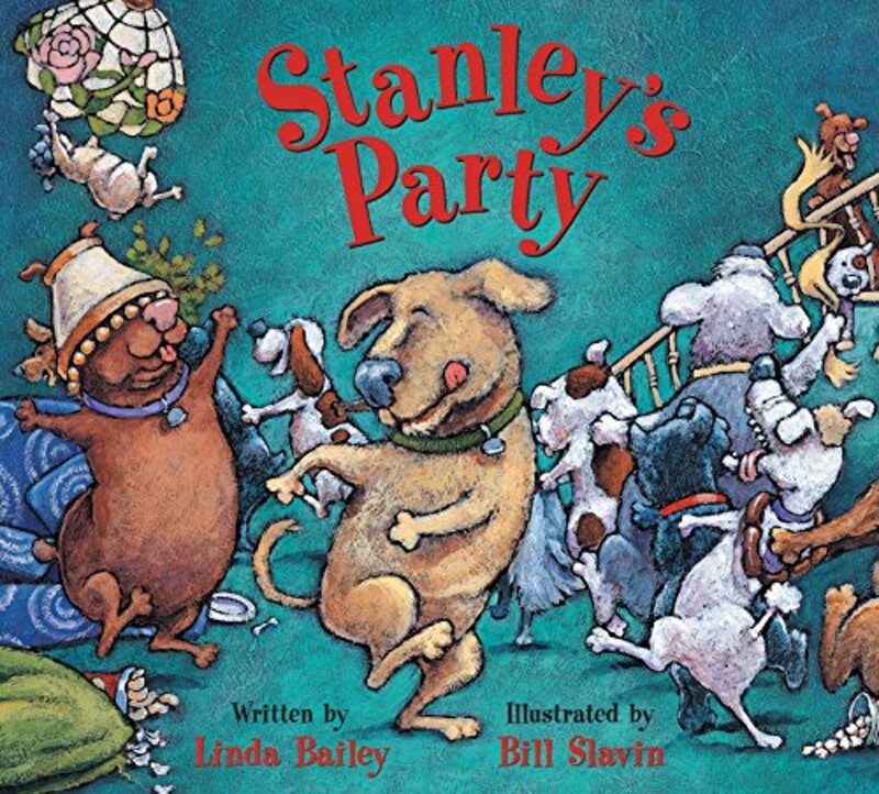 Book cover for "Stanley's Party" by Linda Bailey