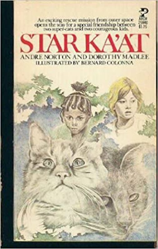 Book cover for "Star Ka'at" by Andre Norton