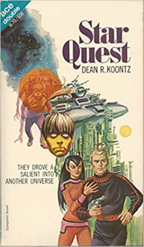 Book cover for "Star Quest / Doom of the Green Planet" by Dean Koontz