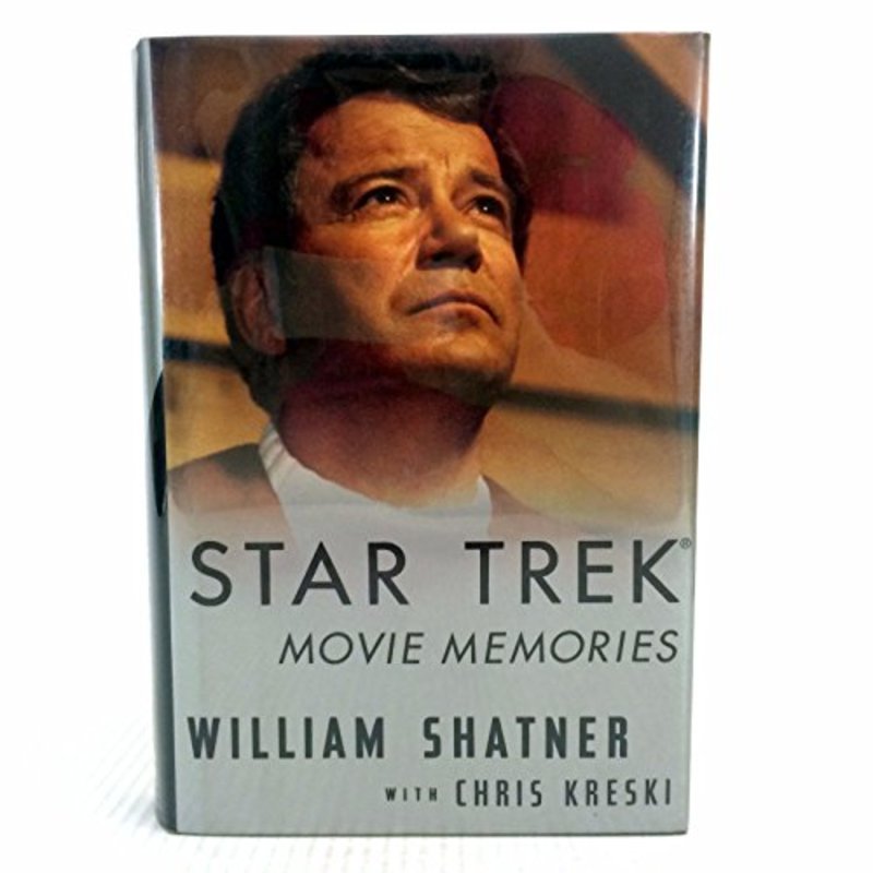 Book cover for "Star Trek Movie Memories" by William Shatner