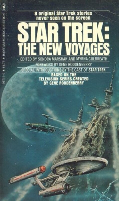 Book cover for "Star Trek: The New Voyages" by Eleanor Arnason