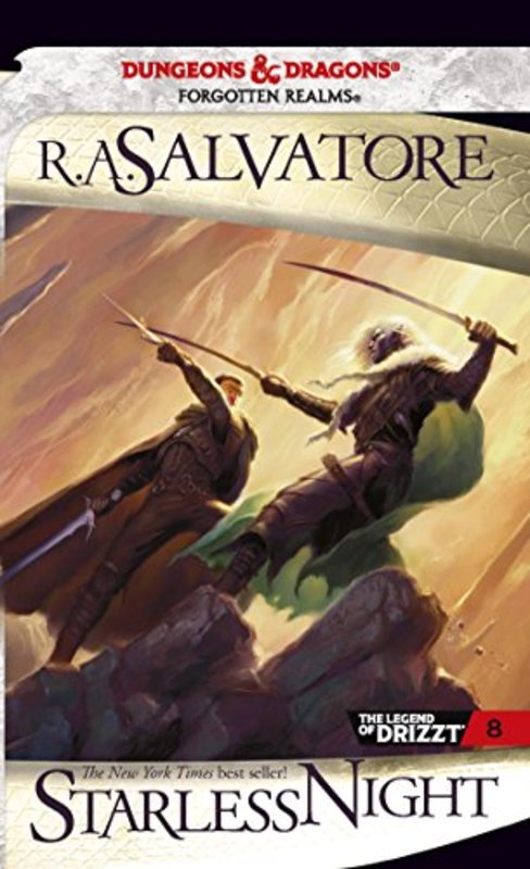 Book cover for "Starless Night" by RA Salvatore