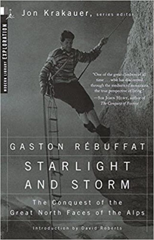 Book cover for "Starlight and Storm" by Gaston Rebuffat