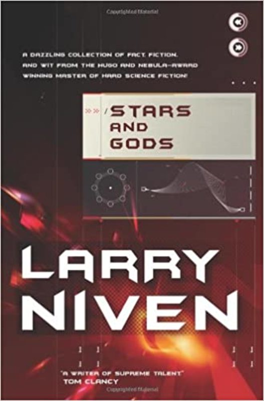 Book cover for "Stars and Gods" by Larry Niven