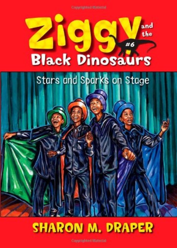 Book cover for "Stars and Sparks on Stage" by Sharon M Draper