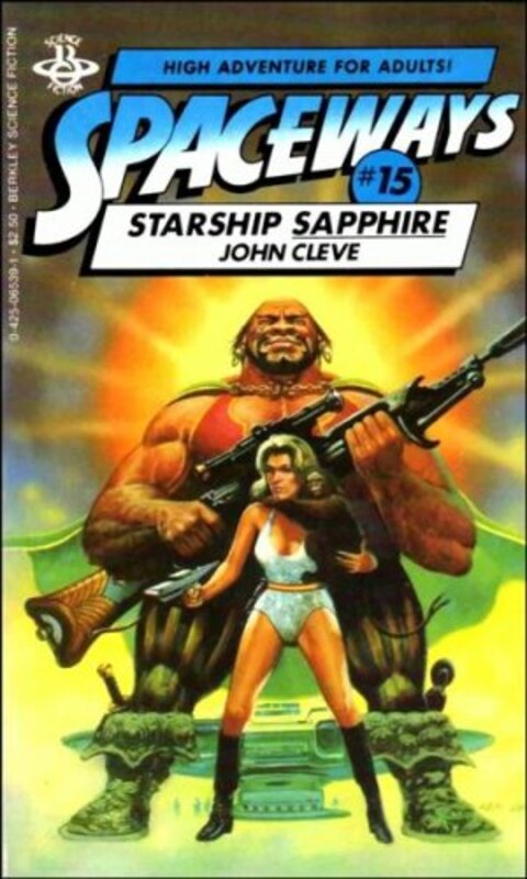 Book cover for "Starship Sapphire" by Roland J Green