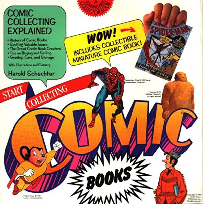 Book cover for "Start Collecting Comic Books" by Harold Schechter