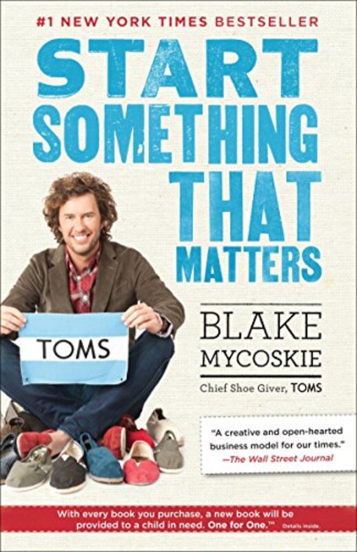 Book cover for "Start Something That Matters"