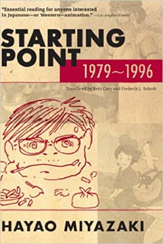 Book cover for "Starting Point" by Hayao Miyazaki