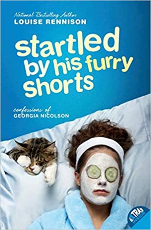 Book cover for "Startled by His Furry Shorts!" by Louise Rennison