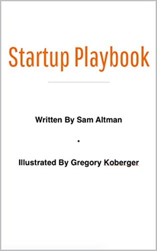 Book cover for "Startup Playbook"