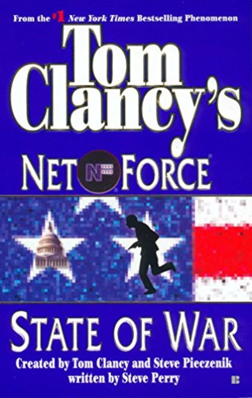 Book cover for "State of War" by Tom Clancy