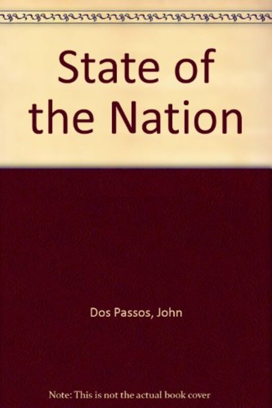 Book cover for "State of the Nation" by John Dos Passos