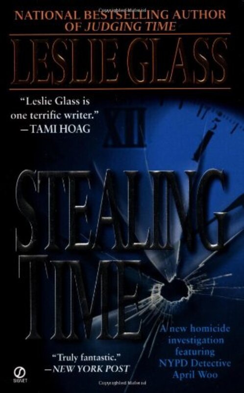 Book cover for "Stealing Time" by Leslie Glass