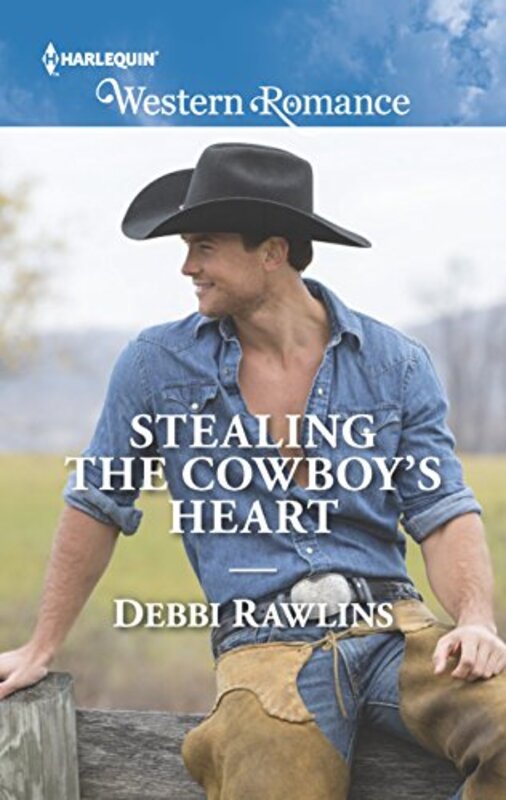 Book cover for "Stealing the Cowboy's Heart" by Debbi Rawlins
