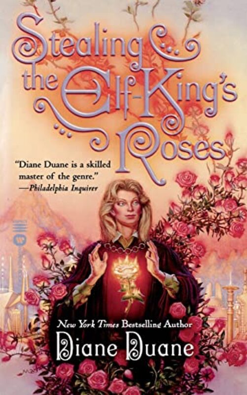 Book cover for "Stealing the Elf-King's Roses" by Diane Duane