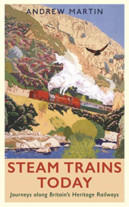 Book cover for "Steam Trains Today" by Andrew Martin