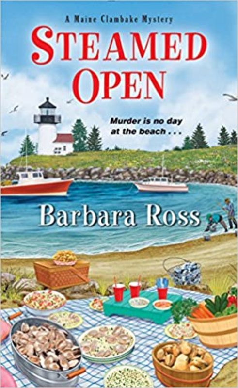 Book cover for "Steamed Open" by Barbara Ross