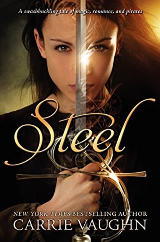 Book cover for "Steel" by Carrie Vaughn