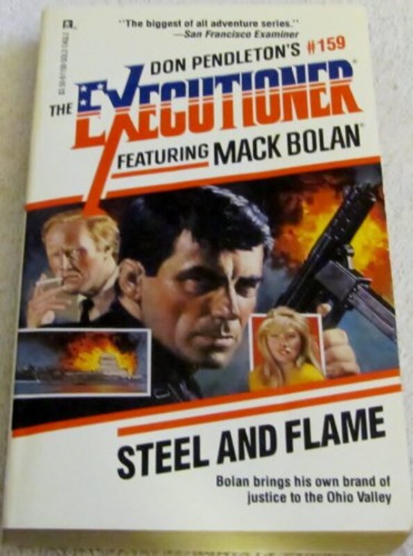 Book cover for "Steel And Flame" by Don Pendleton