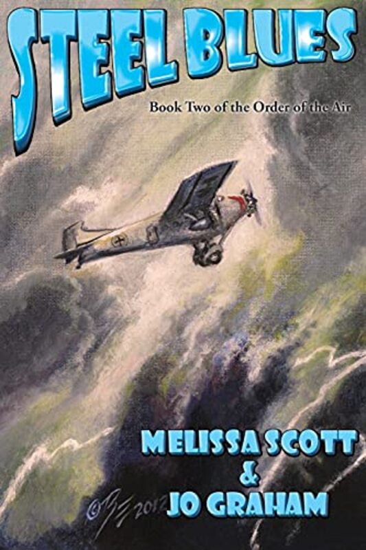 Book cover for "Steel Blues" by Melissa Scott