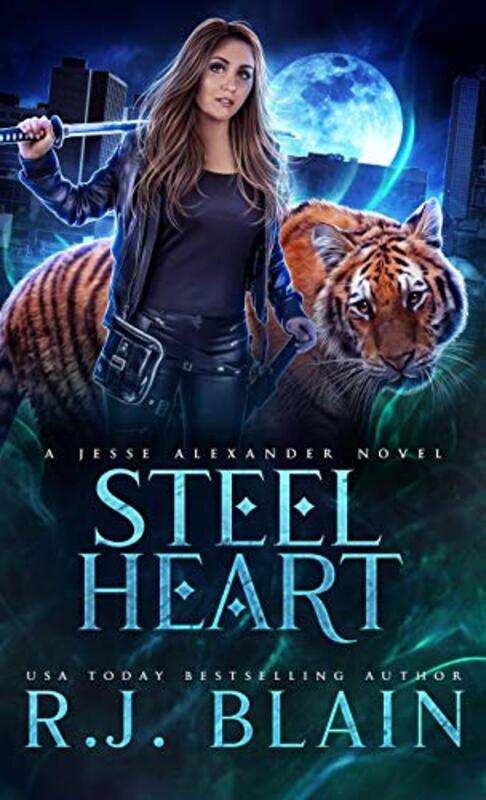 Book cover for "Steel Heart" by RJ Blain