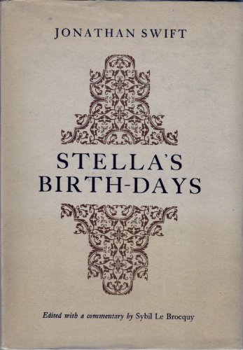 Book cover for "Stella's Birth-Days" by Jonathan Swift