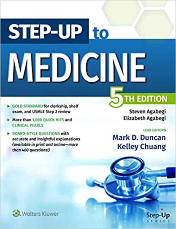 Book cover for "Step-Up to Medicine" by Dr. Steven Agabegi