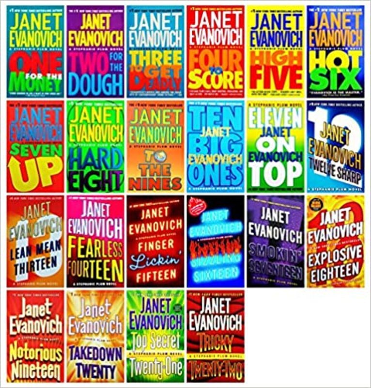 Book cover for "Stephanie Plum Series" by Janet Evanovich