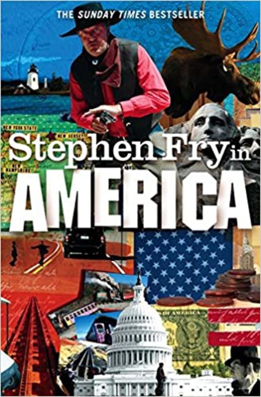 Book cover for "Stephen Fry in America"