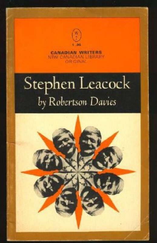 Book cover for "Stephen Leacock" by Robertson Davies