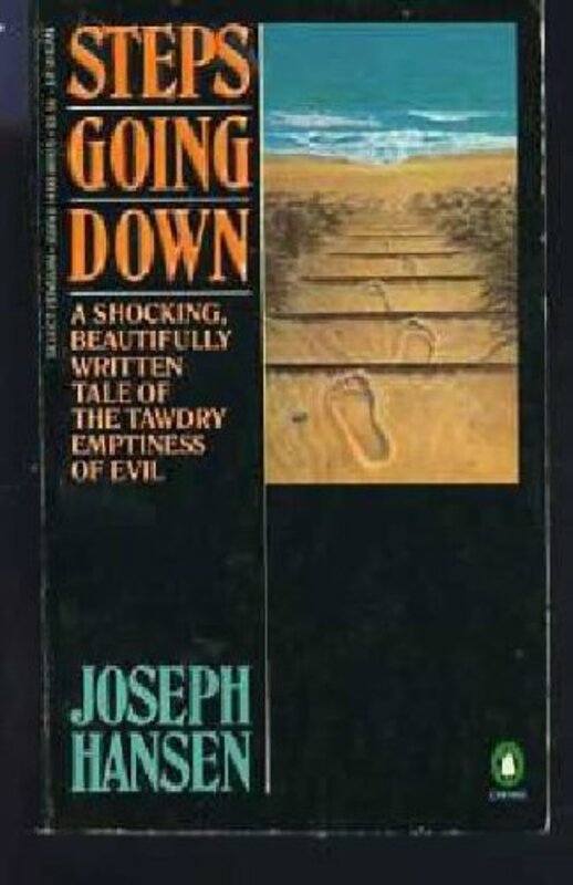 Book cover for "Steps Going Down" by Joseph Hansen