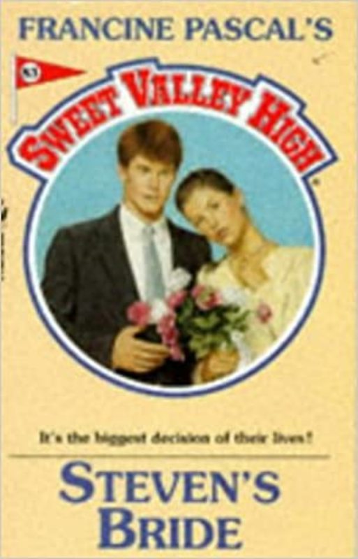 Book cover for "Steven's Bride" by Francine Pascal