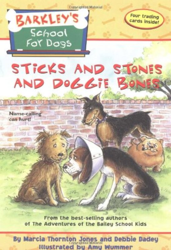 Book cover for "Sticks and Stones and Doggie Bones" by Marcia Thornton Jones