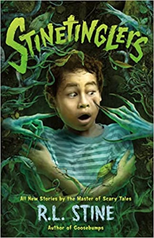 Book cover for "Stinetinglers" by R.L. Stine