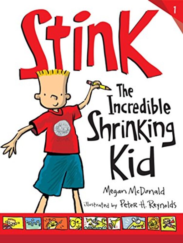 Book cover for "Stink: The Incredible Shrinking Kid" by Megan McDonald
