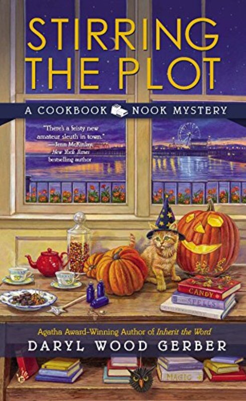 Book cover for "Stirring the Plot" by Daryl Wood Gerber