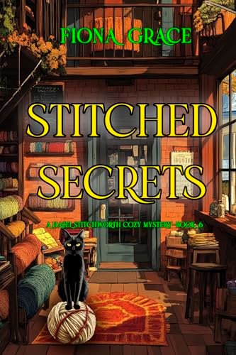 Book cover for "Stitched Secrets" by Fiona Grace