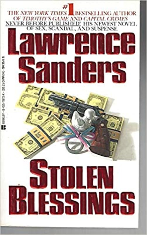 Book cover for "Stolen Blessings" by Lawrence Sanders
