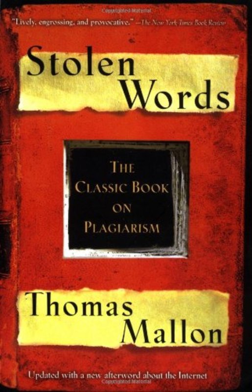 Book cover for "Stolen Words" by Thomas Mallon