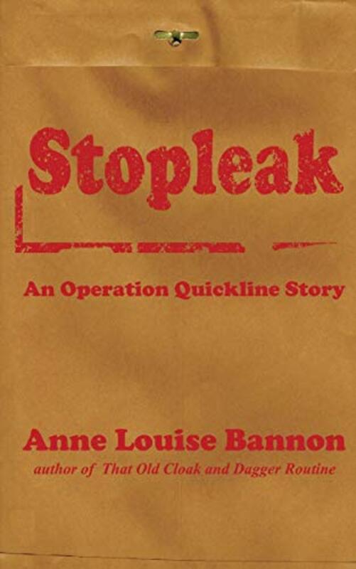 Book cover for "Stopleak" by Anne Louise Bannon