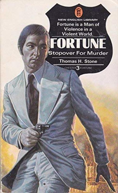 Book cover for "Stopover for Murder" by Terry Harknett