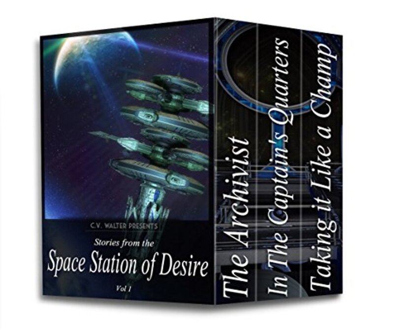 Book cover for "Stories From the Space Station of Desire" by CV Walter